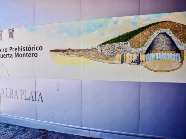 Sepulcro prehistórico de Huerta Montero en Almendralejo en Badajoz