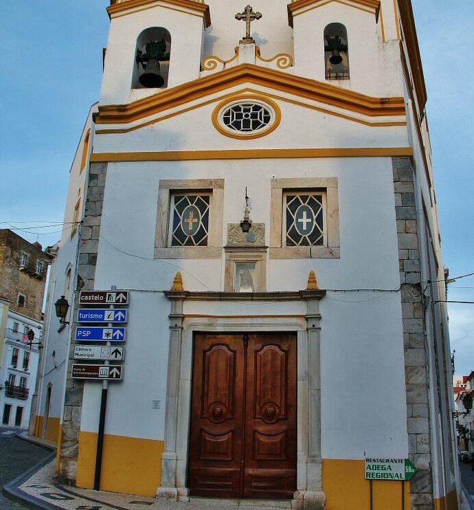 Rincón del centro histórico de Elvas en Alentejo en Portugal