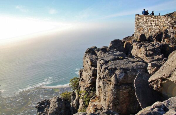 Mirador en Table Mountain en Ciudad del Cabo