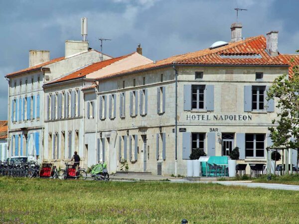 Hotel Napoleón en la Isla de Aix al oeste de Francia