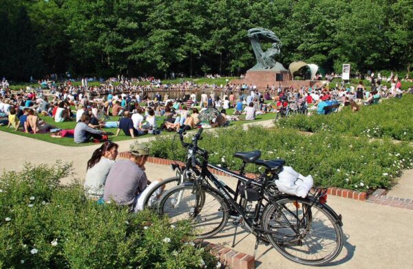 Conciertos de Chopin al aire libre en el parque Lazienki de Varsovia