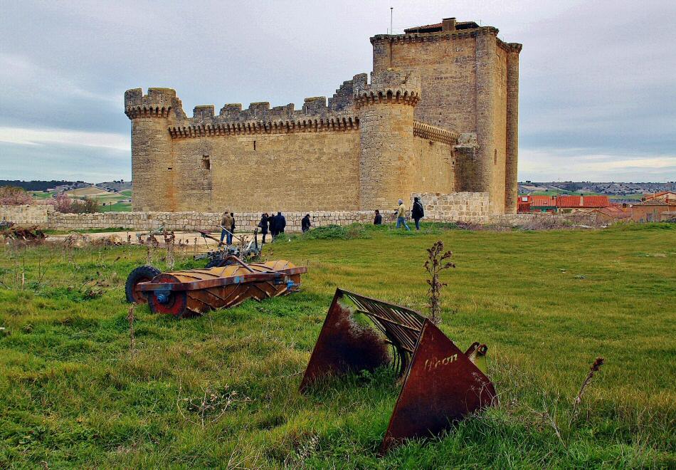 Castillo de Villafuerte de Esgueva en la provincia de Valladolid