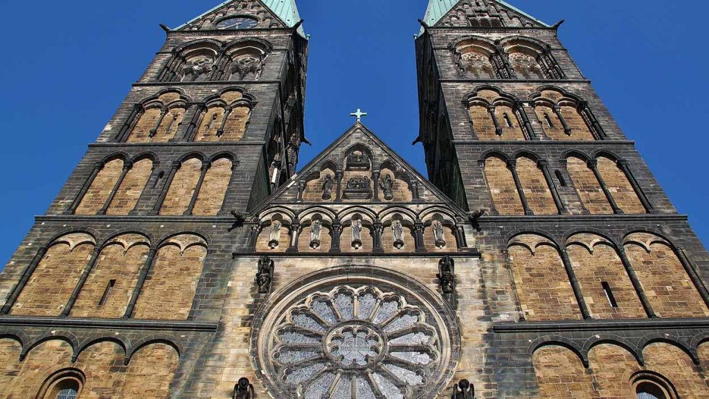 Catedral de San Pedro en Bremen al norte de Alemania