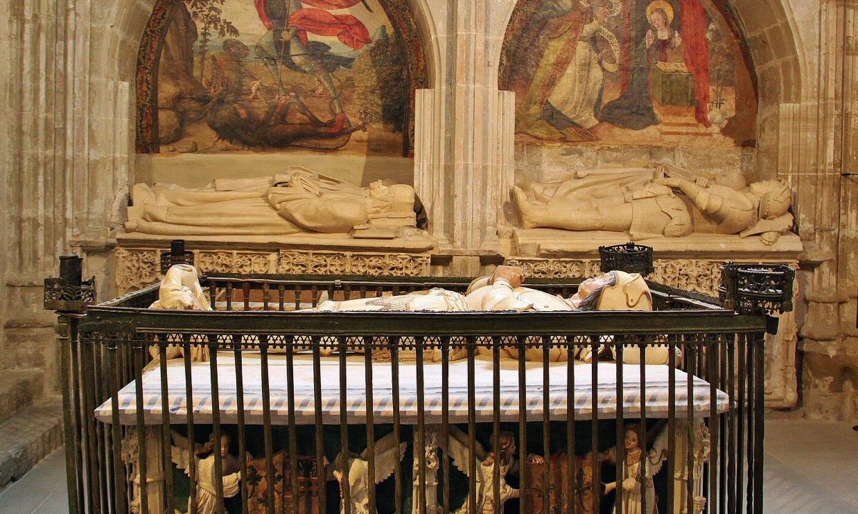 Sepulcro en la catedral de Santo Domingo de la Calzada