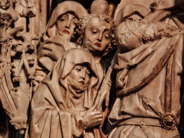Retablo de alabastro de la Basílica de Santa María en Castelló d´Empúries