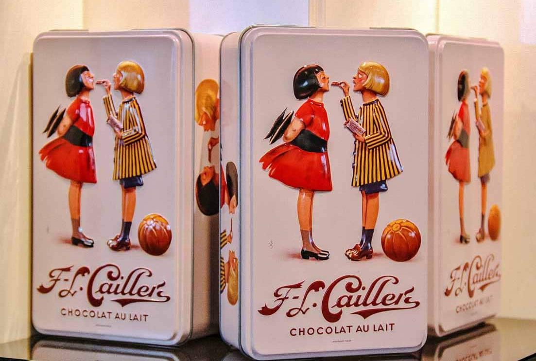 Museo de la fábrica de chocolates Cailler en Suiza