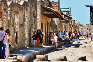 Opgravingen van de oude Romeinse stad Pompeii