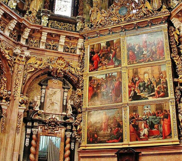 Detalle del Altar Mayor de la catedral de Valencia