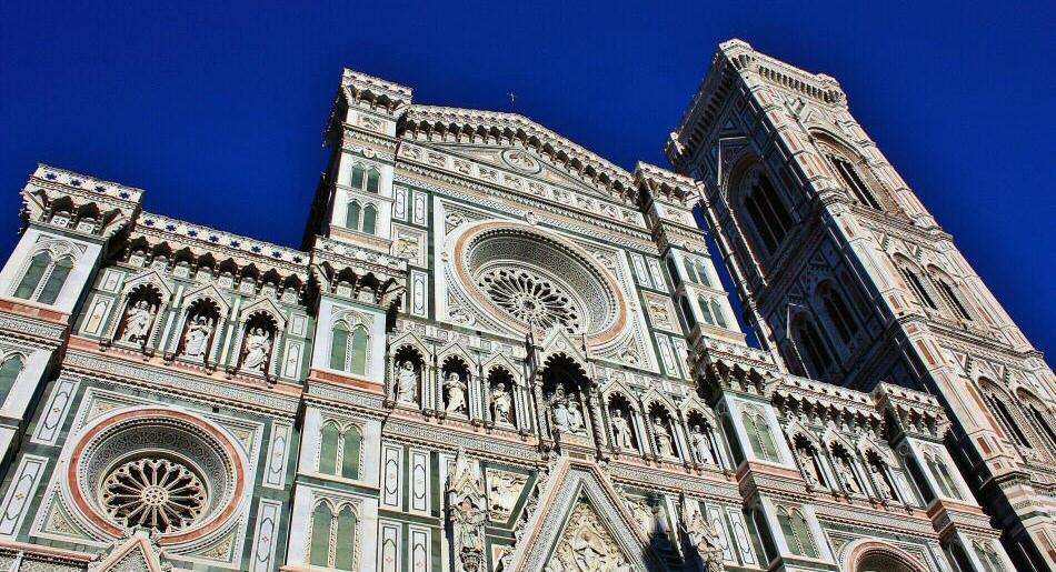 Fachada de la catedral Duomo de Florencia