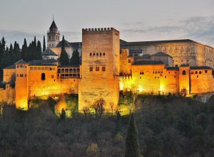 La Alhambra desde el mirador de San Nicolás en el Albaicín de Granada