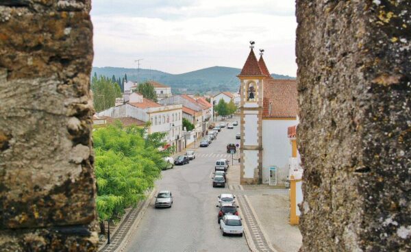 Vistas de Alter do Chao desde el castillo, en Alentejo de Porgugal