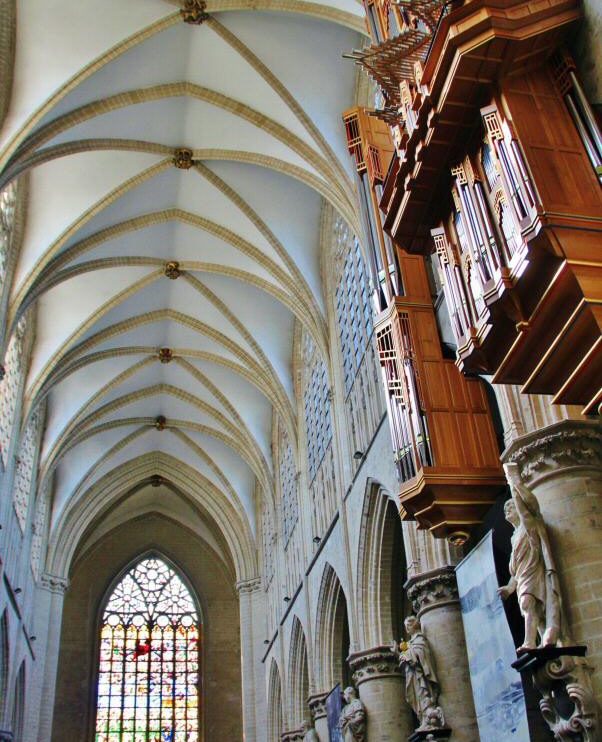 Organo de la catedral de Bruselas en Bélgica