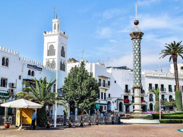 Plaza del Palacio Real de Tetuán al norte de Marruecos