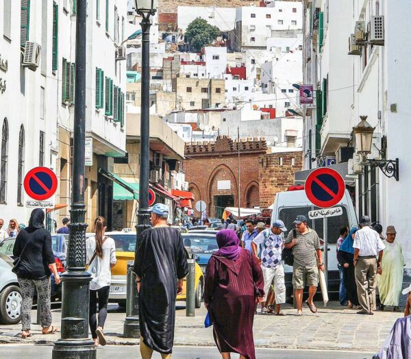Barrio Español de Tetuán al norte de Marruecos