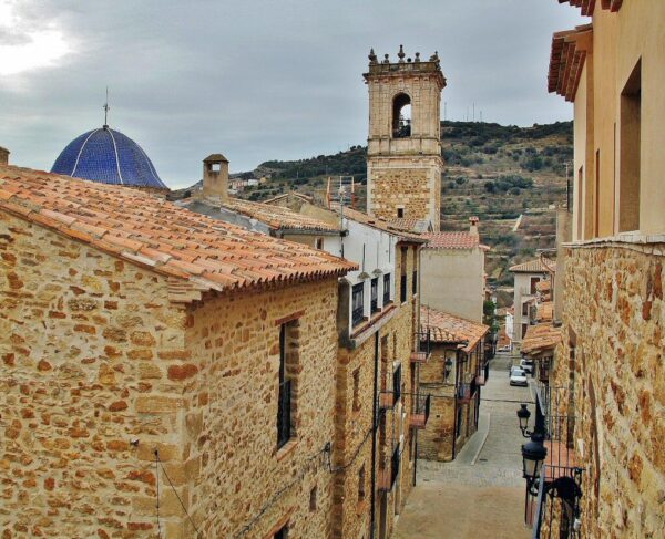 Antiguo barrio musulmán de La Mola en Benassal en Maestrazgo de Castellón