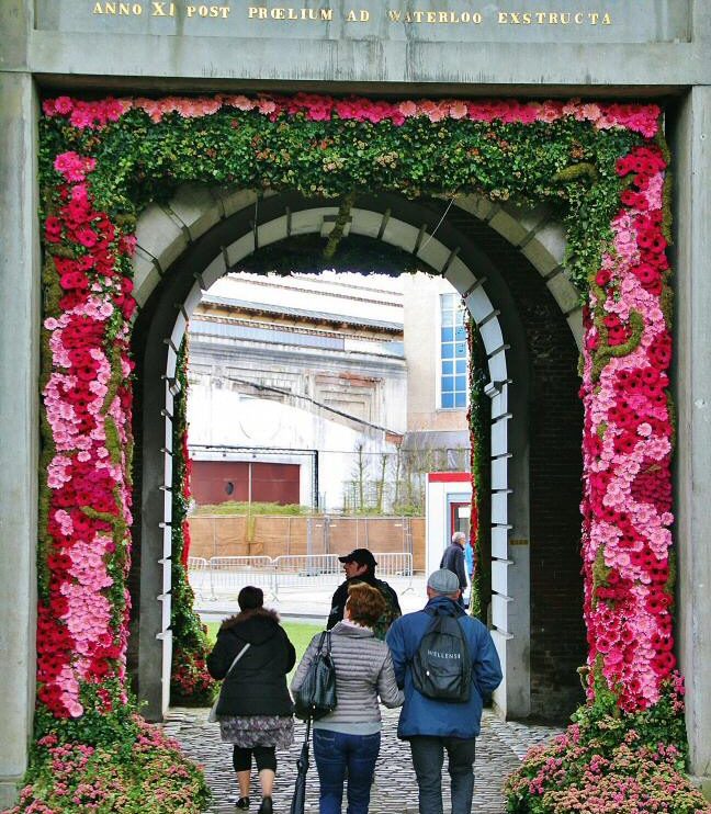 Exposición de arte floral Floralias de Gante en Citadelpark