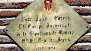 Cuerpo incorrupto de la beata Mariana de Jesús en el Convento de las Mercedarias de Alarcón en Madrid