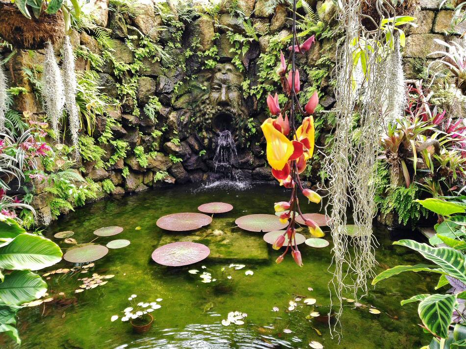 Jardín tropical La Mortella en la isla de Ischia