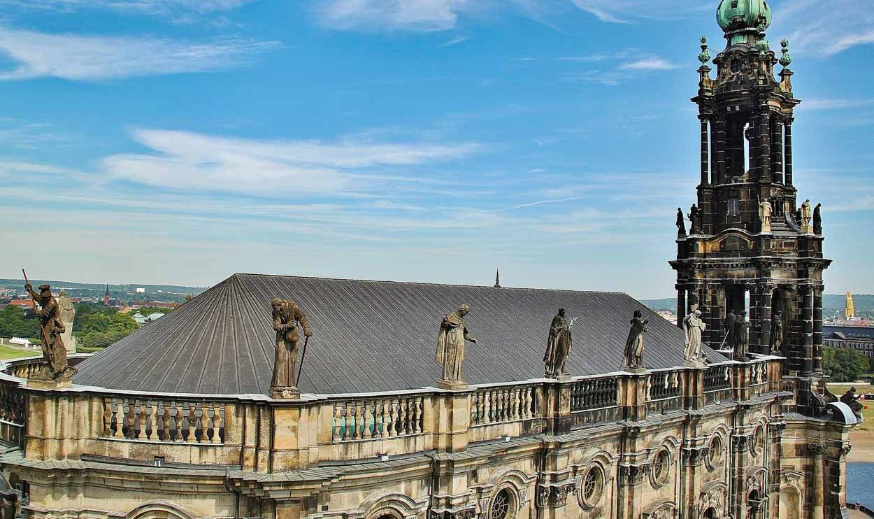 Vistas de Dresde desde torre del palacio Residencial