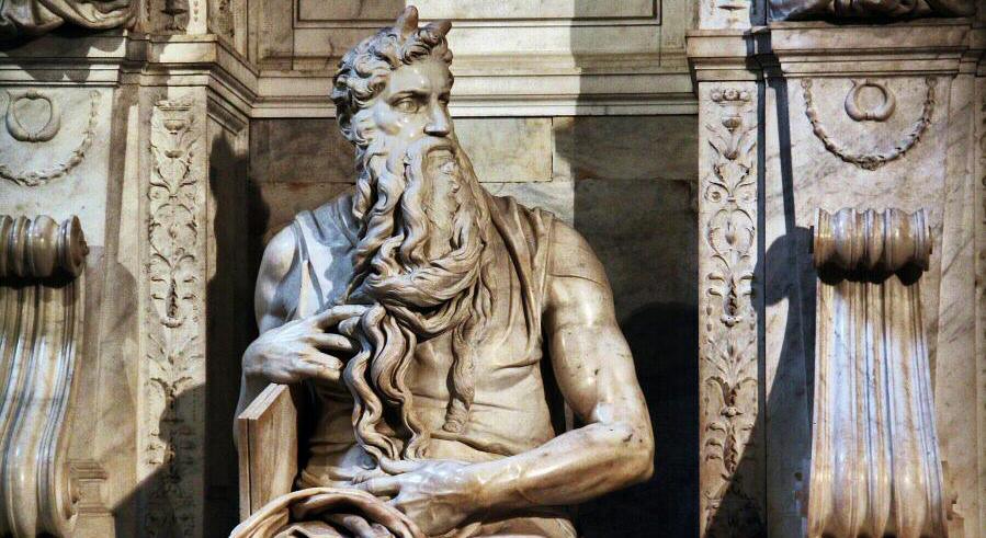 El Moisés de Miguel Angel en iglesia San Pietro in Vincoli en Roma