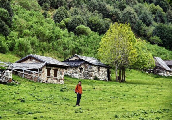 Brañagallones en el parque natural de Redes en Asturias