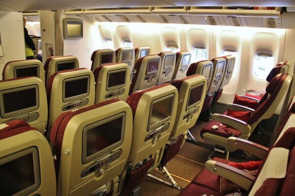 Clase Turista en el Boeing 777-300ER de Jet Airways para viajar a la India