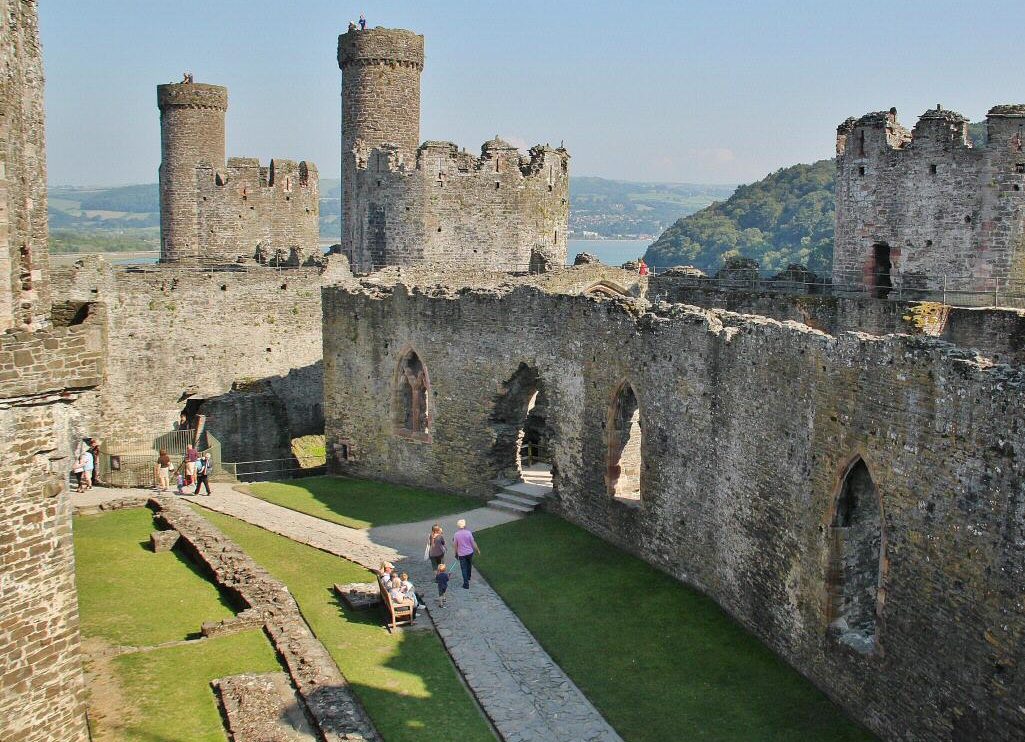 Castillo de Conwy al norte de Gales