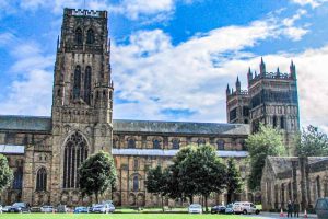 Catedral normanda de Durham al norte de Inglaterra