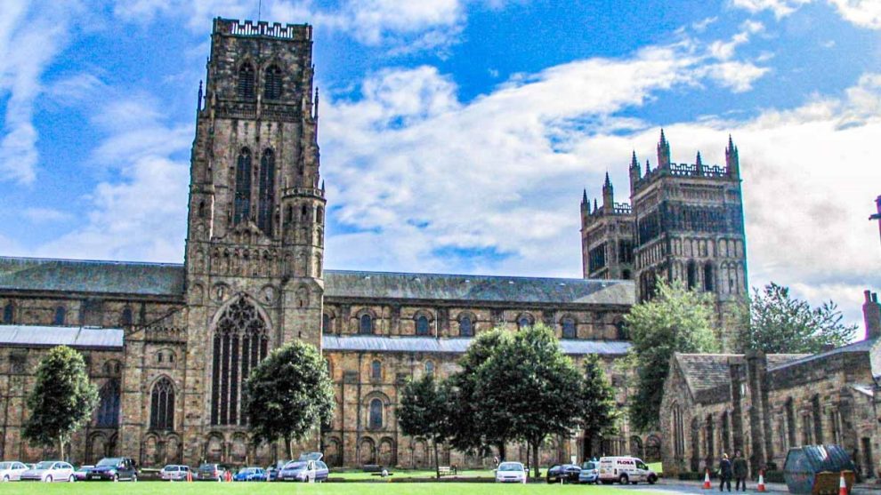 Catedral normanda de Durham al norte de Inglaterra