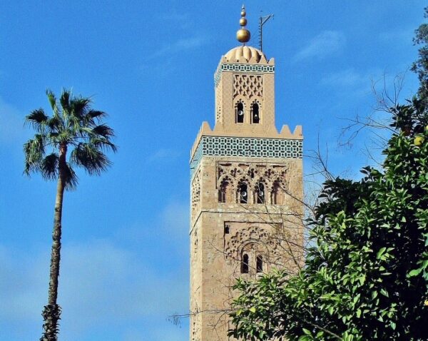 Mezquita Koutoubia en Marrakech en Marruecos