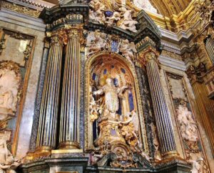 Capilla de San Ignacio en la iglesia del Gesú en Roma