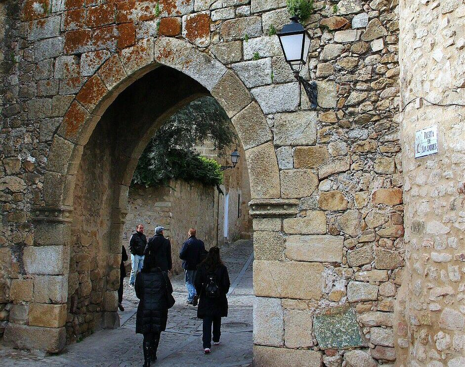 Puerta de San Andrés en Trujillo en Extremadura