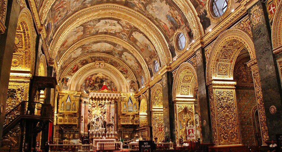 Concatedral de San Juan en La Valeta en Malta