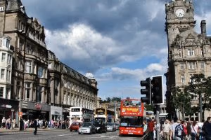 Princess Street i Edinburgh