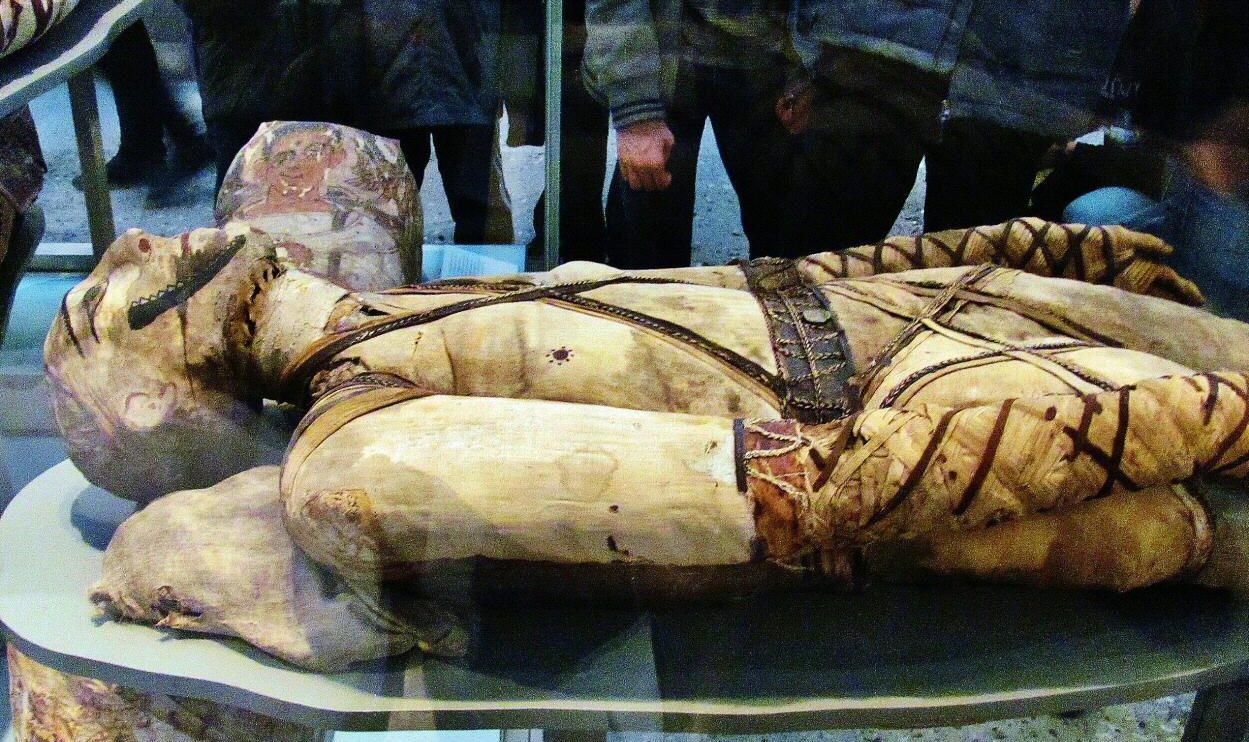 Momias egipcias en el Museo Británico de Londres