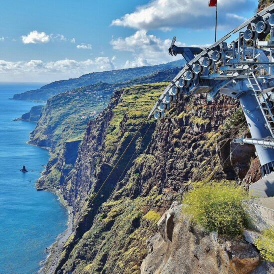 Funicular de Faja dos Padres en Madeira en Portugal