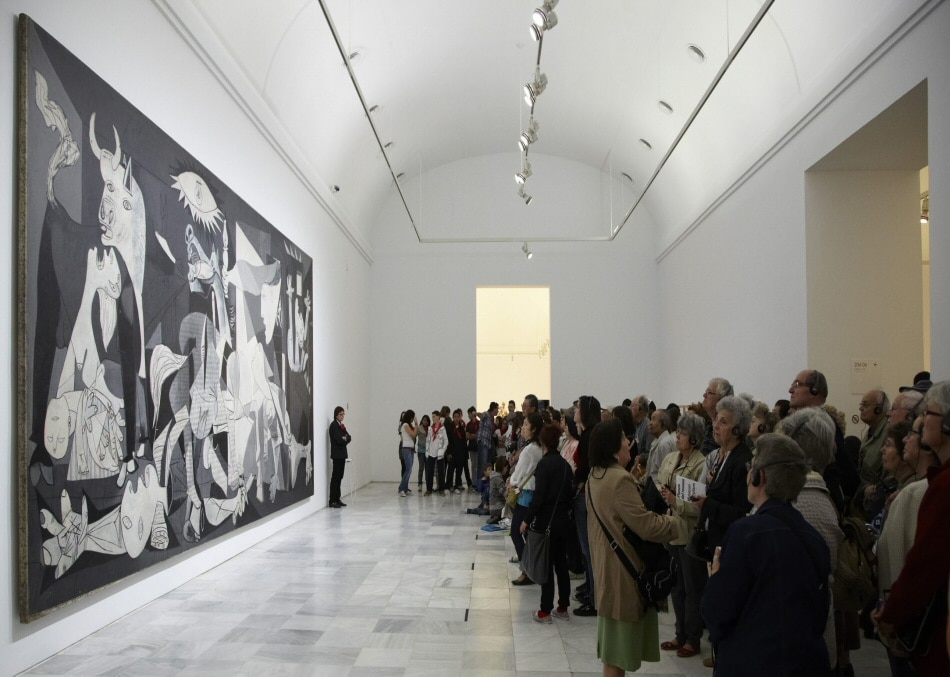 Sala del Guernica en el museo Reina Sofía de Madrid