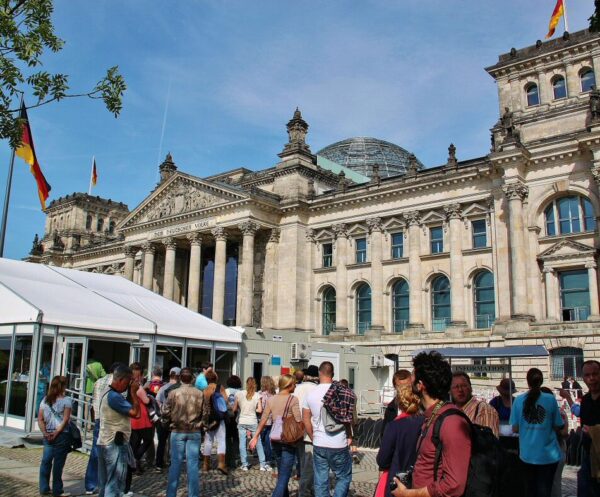 Edificio del Parlamento alemán Reichstag en Berlín