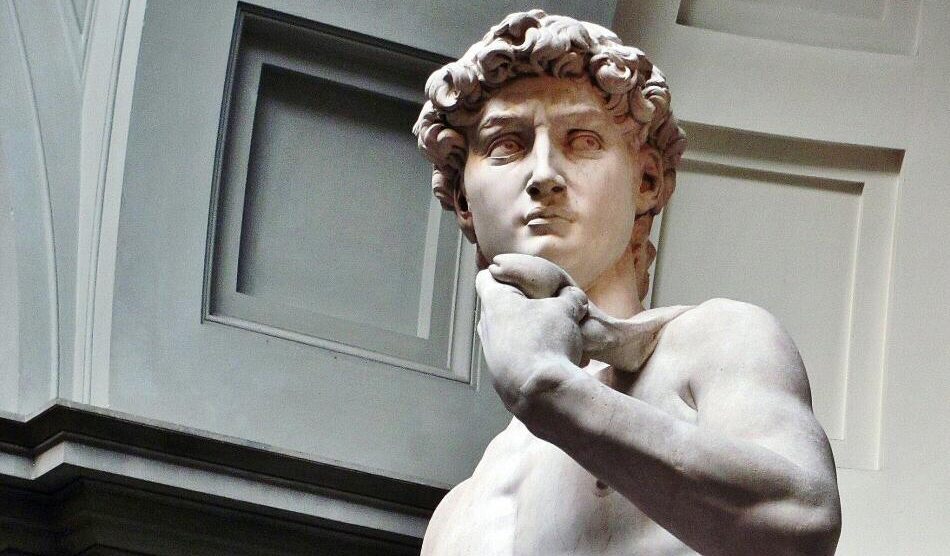 David de Miguel Angel en Galería de la Accademia en Florencia