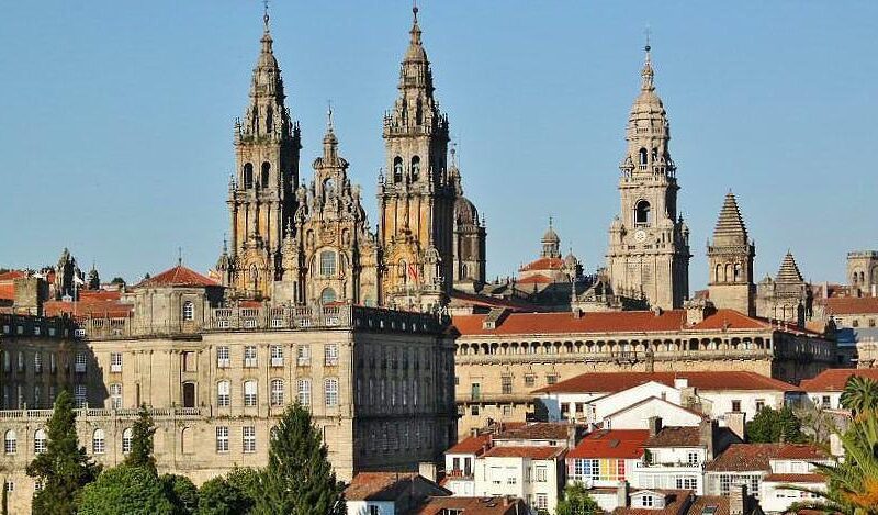 Catedral de Santiago de Compostela en Galicia