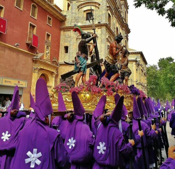 Procesión de los Salzillos en la Semana Santa de Murcia