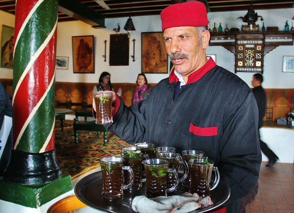 Café de las Esteras en Sidi Bou Said en Túnez
