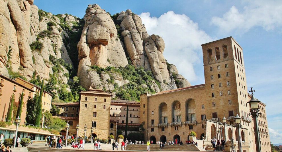 Monasterio de Montserrat cerca de Barcelona