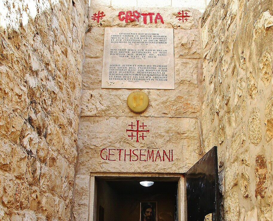 Gruta de Getsemaní en Jerusalén