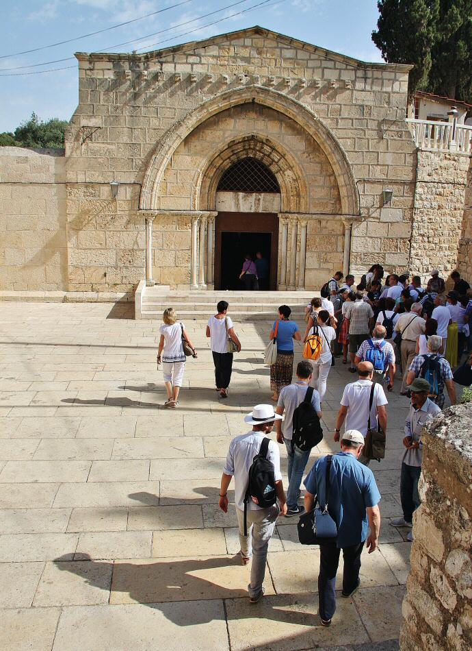 Tumba de la Virgen María en Getsemaní en Jerusalén asunción de maría