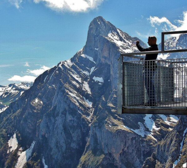 Picos de Europa vom Aussichtspunkt Fuente De aus