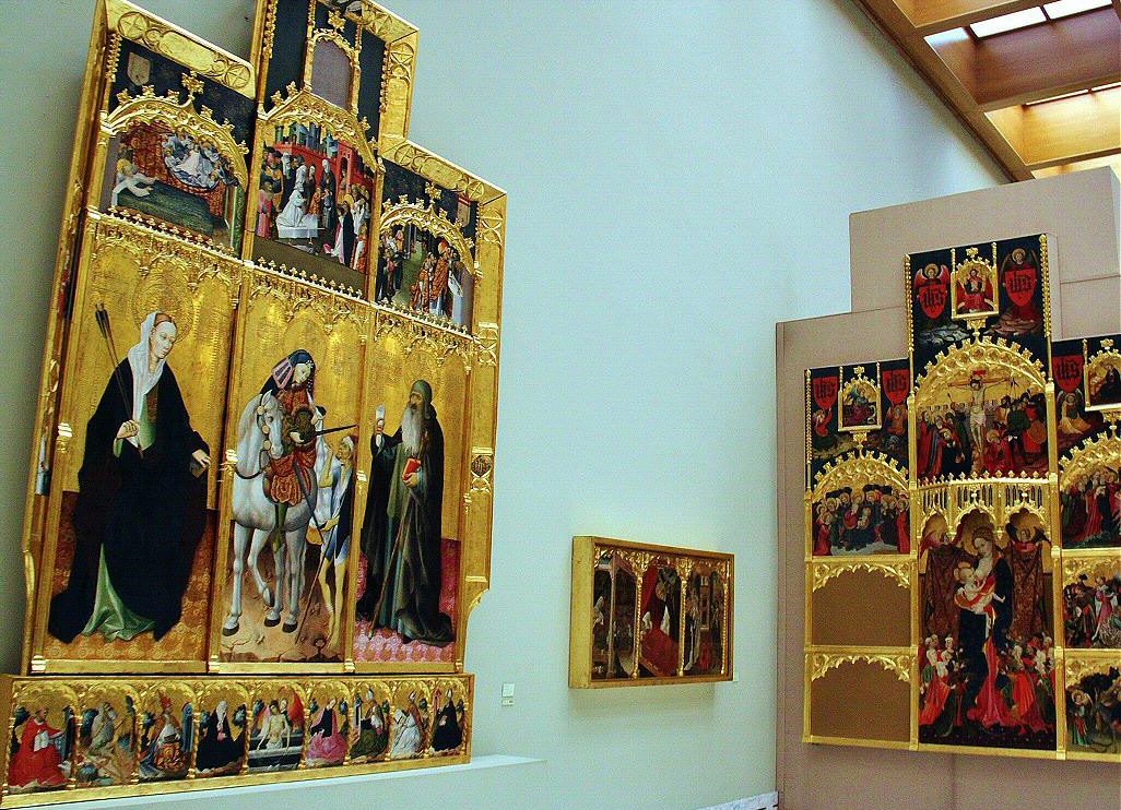 Pintura gótica en el museo de Bellas Artes de Valencia