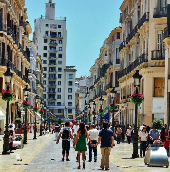 Calle Larios en Málaga