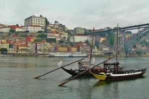 Oporto y el río Duero desde Vila Nova Gaia