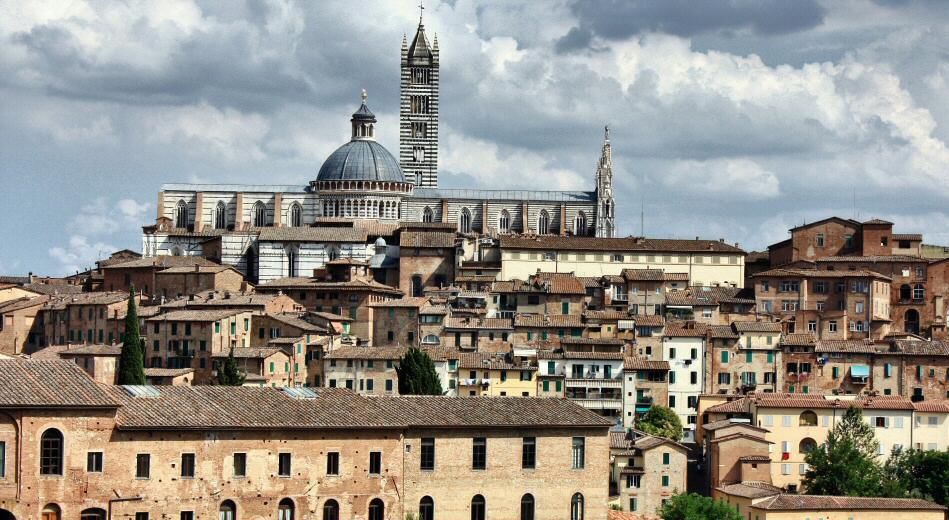 Vistas panorámicas de Siena desde San Domenico